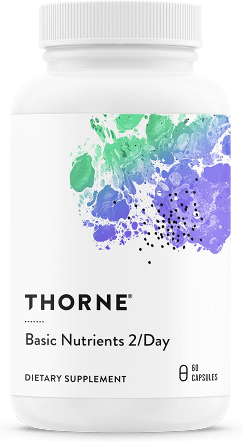 - Basic Nutrients 2/Day - Comprehensive Daily Multivitamin with Optimal Bioavailability - Vitamin & Mineral Formula - Gluten, Dairy & Soy-Free - 60 Capsules - 30 Servings