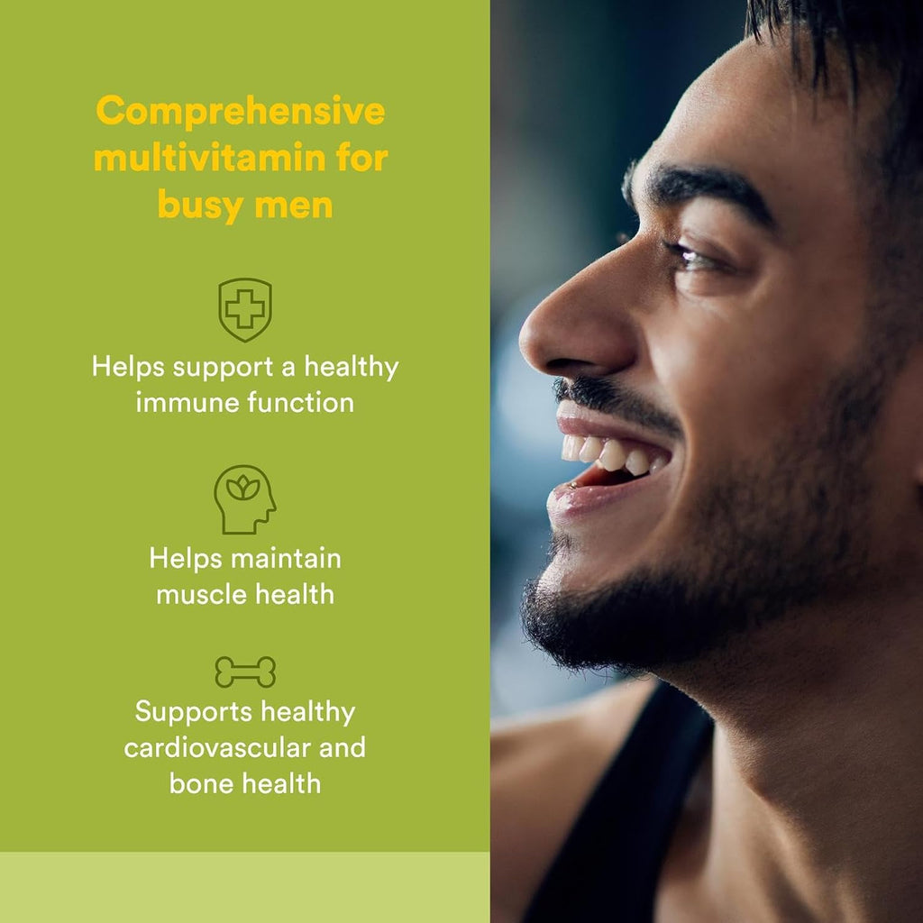 Whole Earth & Sea Men'S Multivitamin & Mineral, 1 Serving Contains Nutrition Equivalent to ½ Lb of Veggies, 120 Tablets