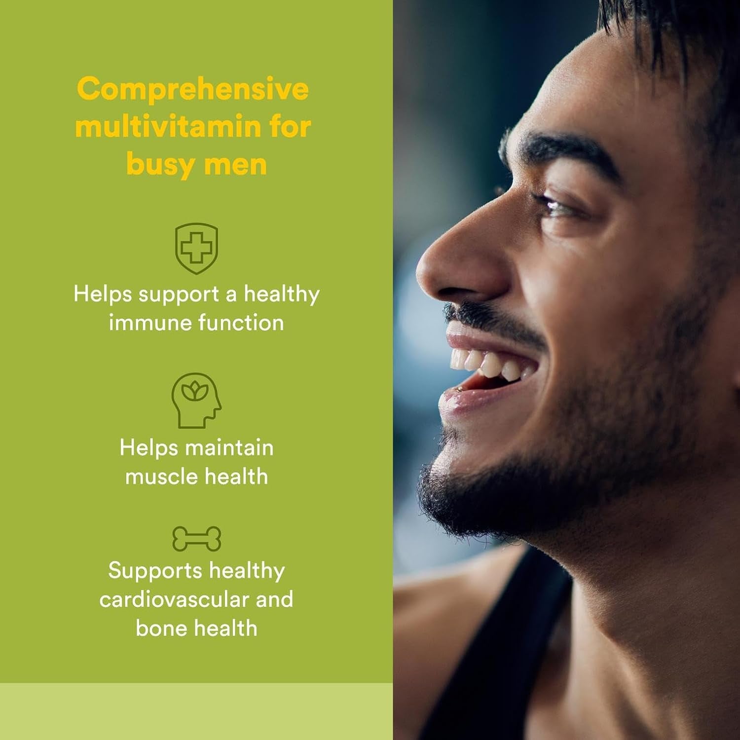 Whole Earth & Sea Men'S Multivitamin & Mineral, 1 Serving Contains Nutrition Equivalent to ½ Lb of Veggies, 120 Tablets