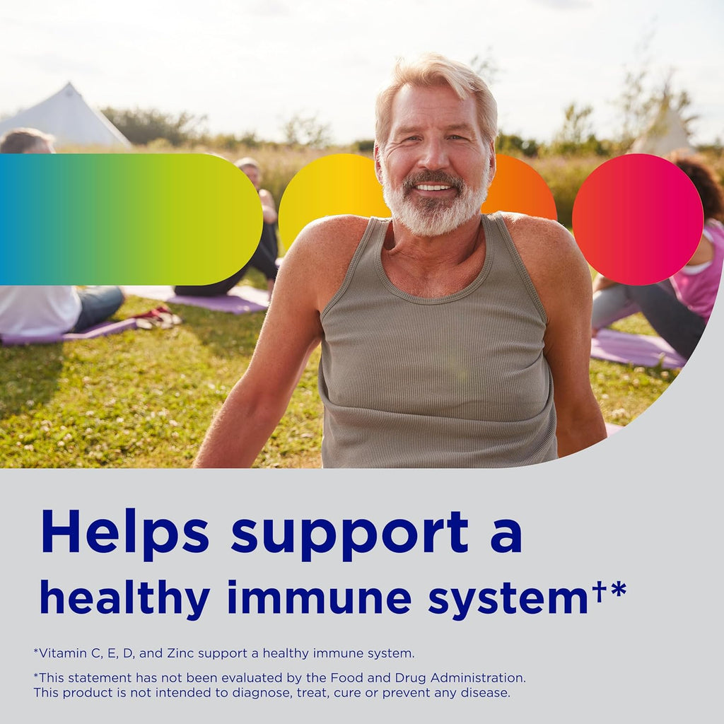 Minis Silver Multivitamin for Men 50 Plus, Multivitamin/Multimineral Supplement, Vitamin D3, B-Vitamins and Zinc, Non-Gmo Ingredients, Supports Memory and Cognition in Older Adults - 280 Ct