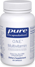 O.N.E. Multivitamin - Once Daily Multivitamin with Antioxidant Complex Metafolin, Coq10, and Lutein to Support Vision, Cognitive Function, and Cellular Health* - 60 Capsules