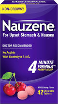 Nauzene Non-drowsy Upset Stomach & Nausea Relief Chewable Tablets