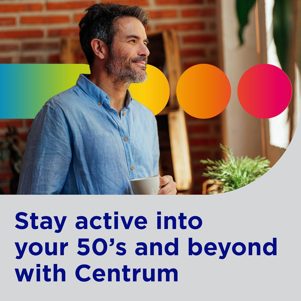 Minis Silver Multivitamin for Men 50 Plus, Multivitamin/Multimineral Supplement, Vitamin D3, B-Vitamins and Zinc, Non-Gmo Ingredients, Supports Memory and Cognition in Older Adults - 280 Ct