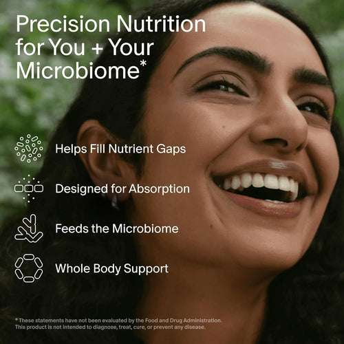 DM-02 Daily Multivitamin - 100% DV Essential Vitamins and Minerals for Women & Men - Helps Fill Daily Nutrient Gaps - Immune, Bone, Hair, Skin & Nails Health - Vegan - 30 Capsules (30-Day Supply)