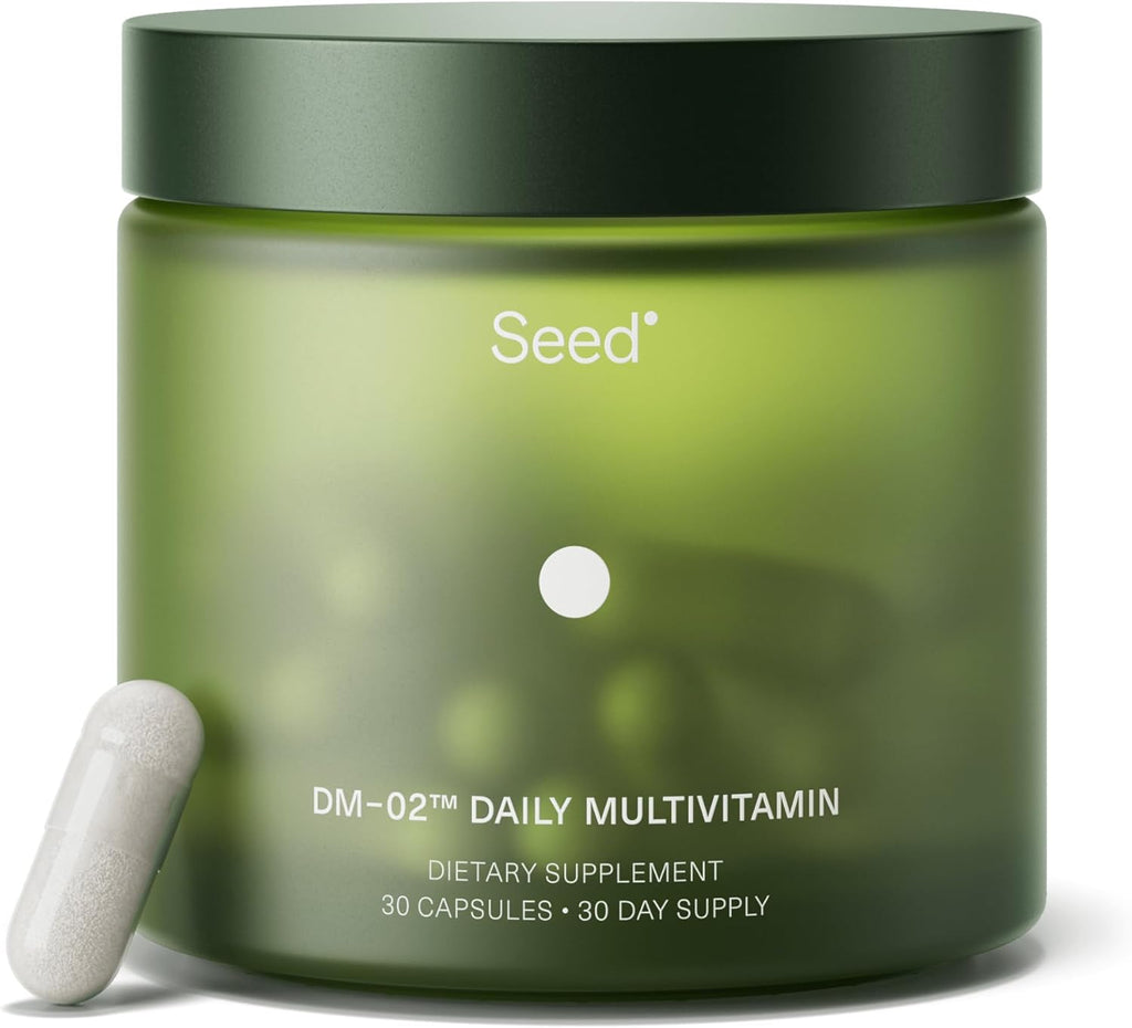 DM-02 Daily Multivitamin - 100% DV Essential Vitamins and Minerals for Women & Men - Helps Fill Daily Nutrient Gaps - Immune, Bone, Hair, Skin & Nails Health - Vegan - 30 Capsules (30-Day Supply)
