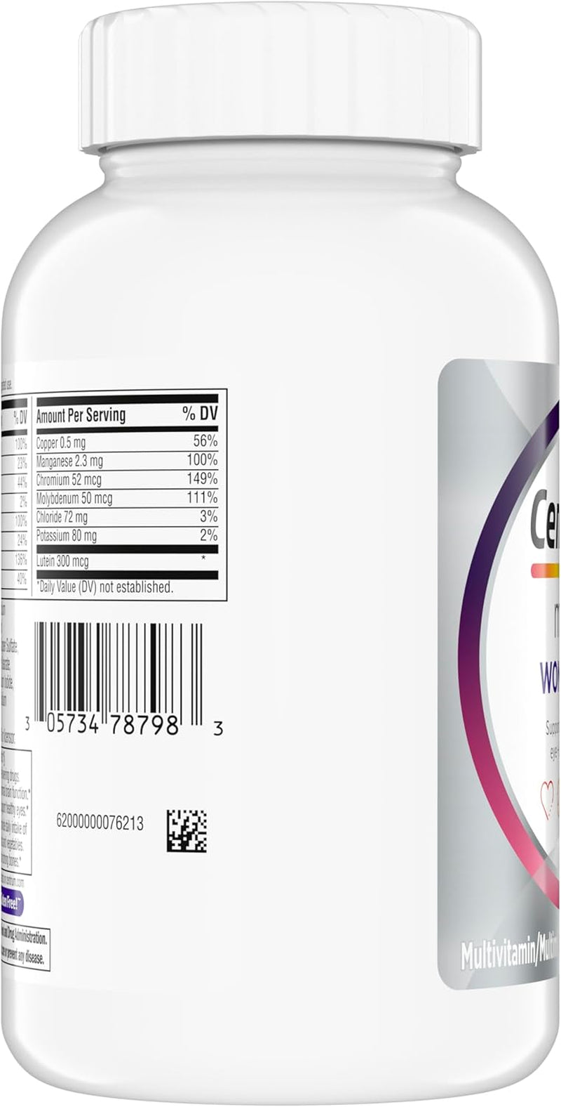 Minis Silver Women'S Multivitamin for Women 50 Plus, Multimineral Supplement with Vitamin D3, B Vitamins, Non-Gmo Ingredients, Supports Memory and Cognition in Older Adults - 280 Ct
