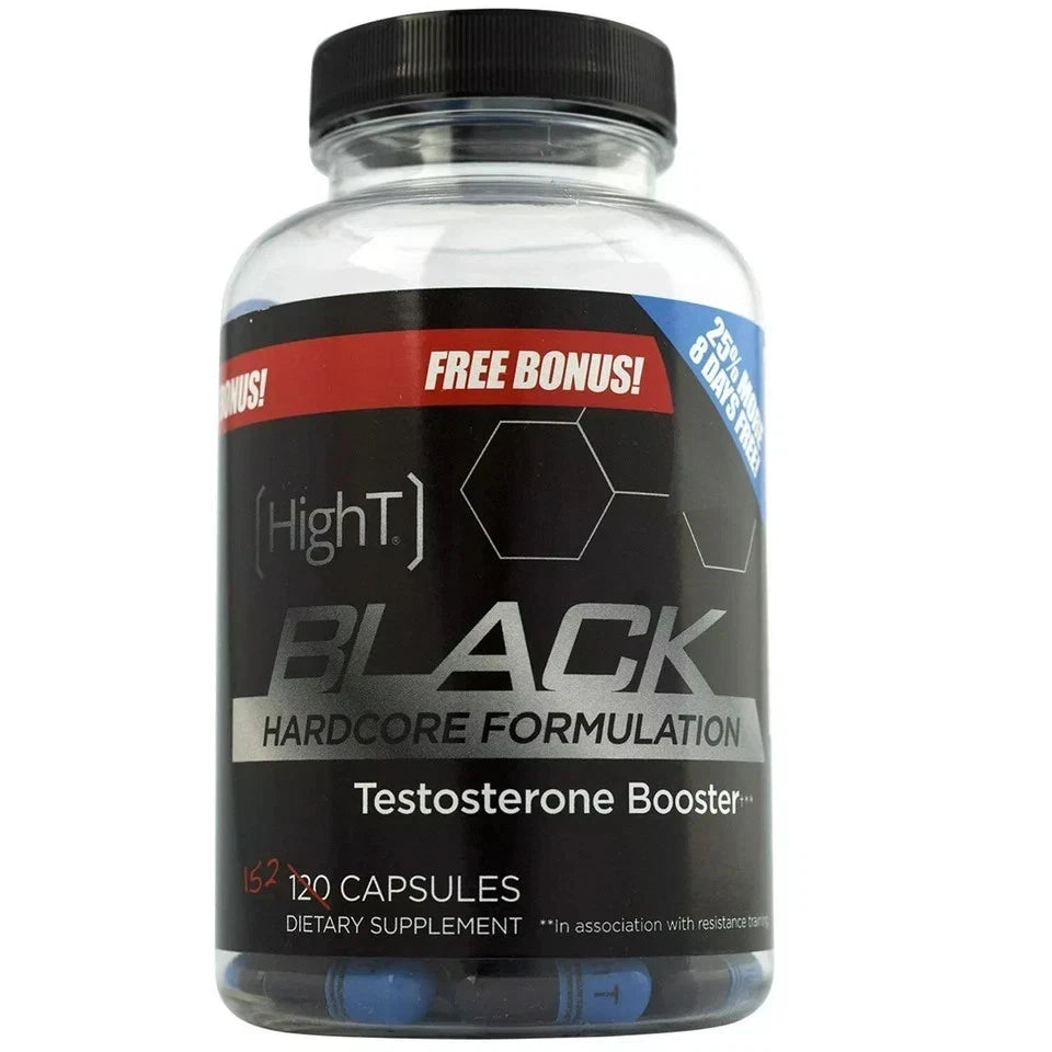 High T Black Testosterone Booster Supplements Strength -Stamina -Sex Drive 120